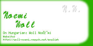 noemi woll business card